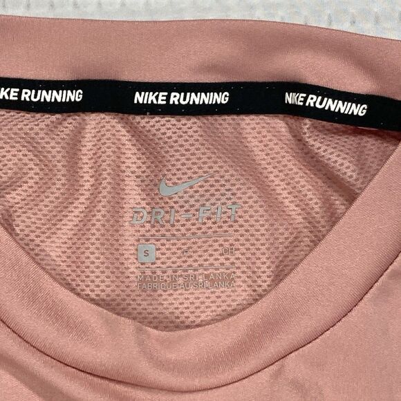 Nike Tank Top Womens Small Pink Dry Miler Running Pink Workout Gym Yoga Athletic - Picture 13 of 16